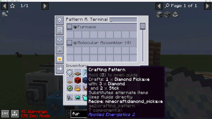 AE2 Labeled Patterns — скриншот 2 (Моды, Minecraft)