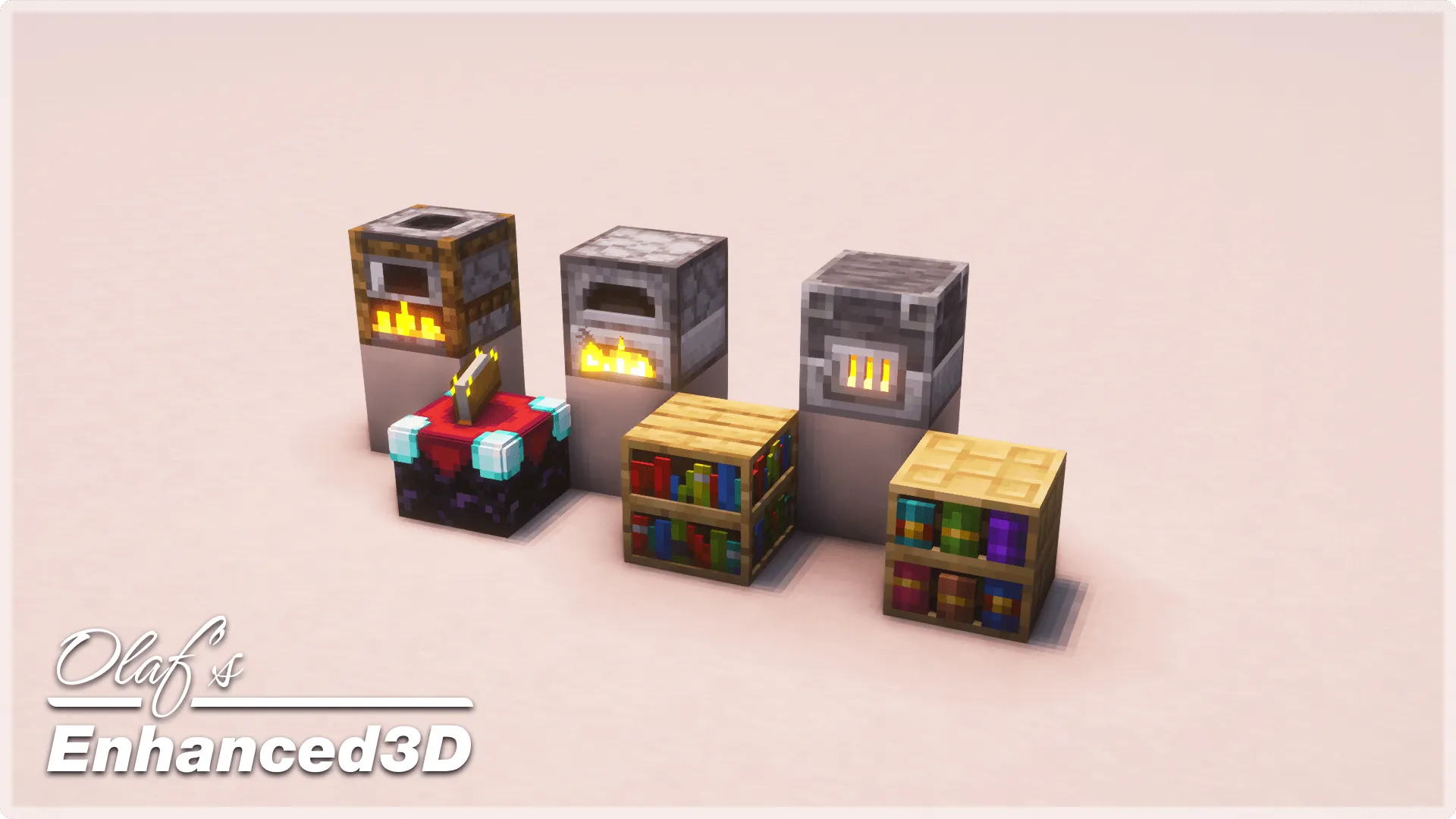 Olaf's Enhanced 3D — скриншот 8 (Текстуры, Minecraft)