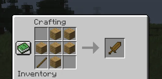 Great Swords using vanilla resources  — скриншот 6 (Моды, Minecraft)