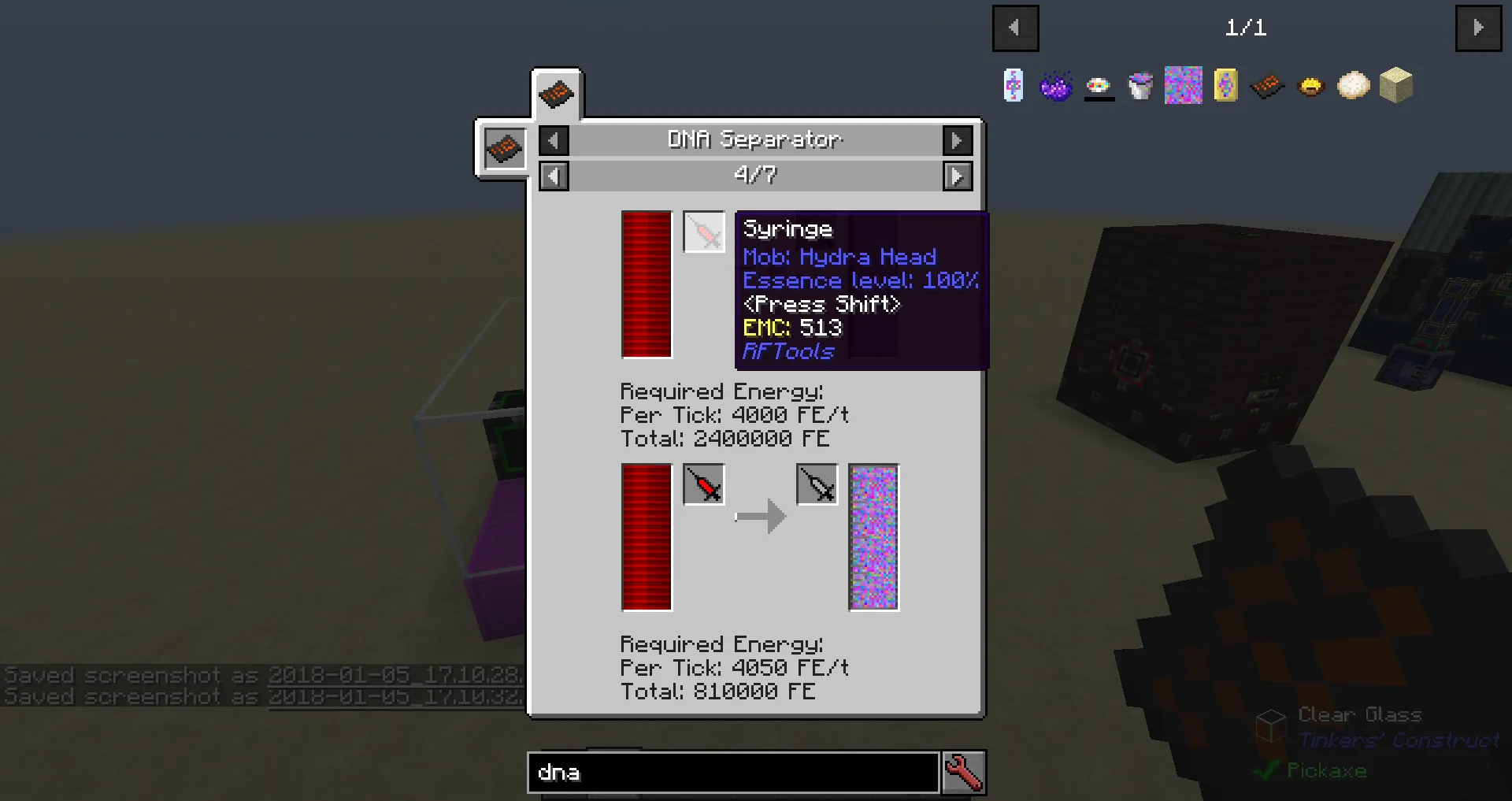 DNS' MM Machines - DNA Seperator, Кастомизации, Minecraft