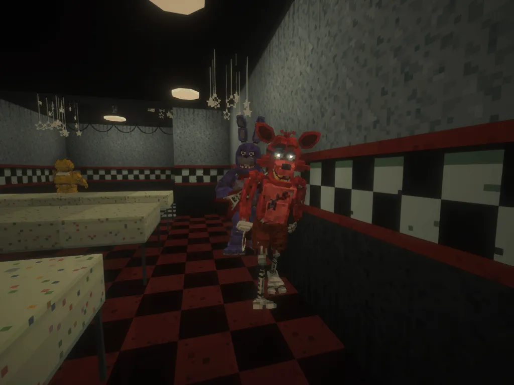 Five Nights at Freddy's - Construction |FNaF Construction| — скриншот 4 (Моды, Minecraft)