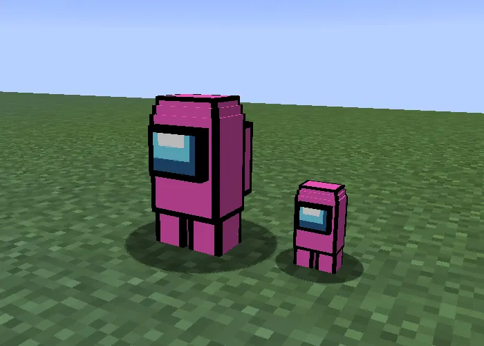 Among Us_resource pack — скриншот 2 (Текстуры, Minecraft)