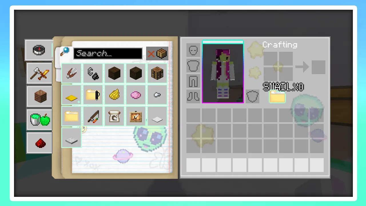 Space Alien.xo GUI , Текстуры, Minecraft