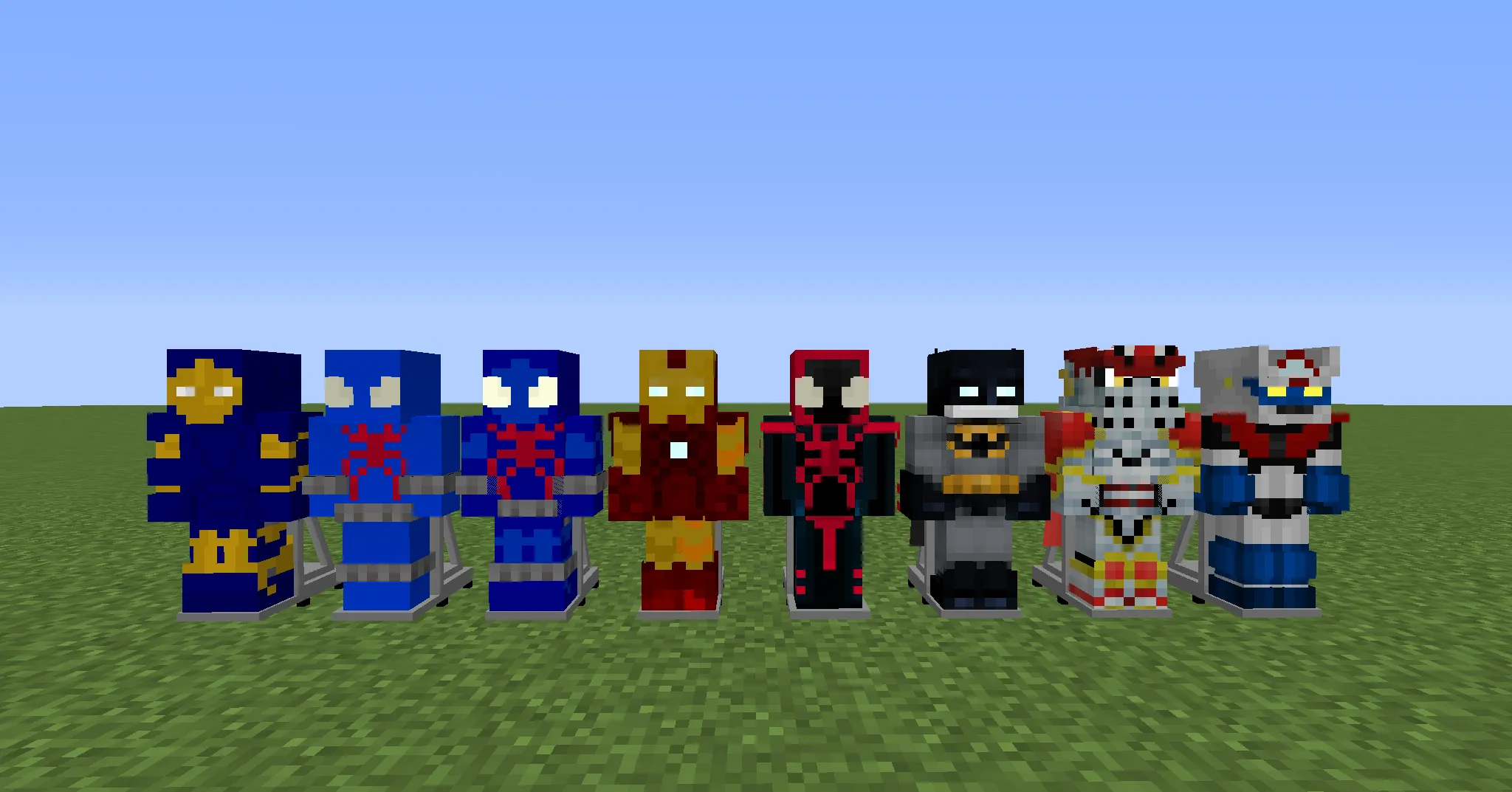 CZeta's Heroes Pack (Lucraft/Heroes Expansion Addon) — скриншот 1 (Кастомизации, Minecraft)
