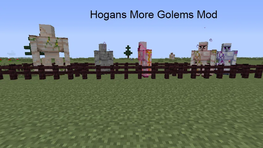 Hogans Golems Mod, Моды, Minecraft