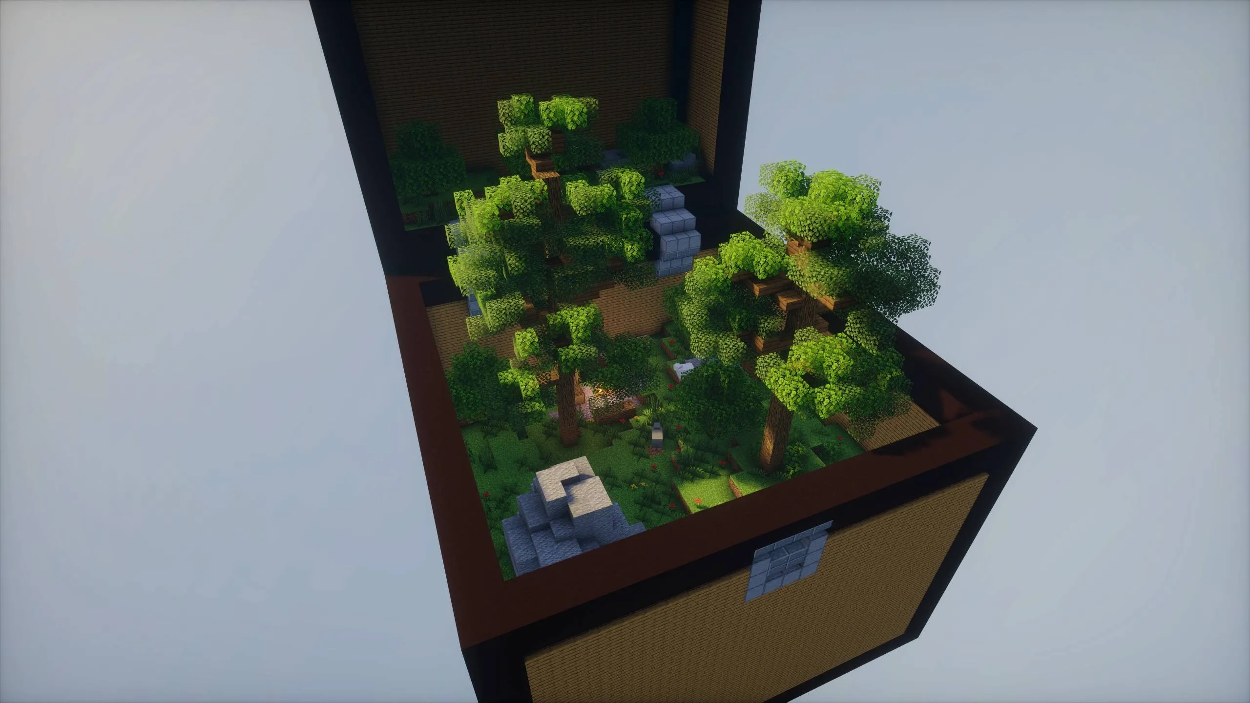 Skyblock Chest Challenge, Карты, Minecraft