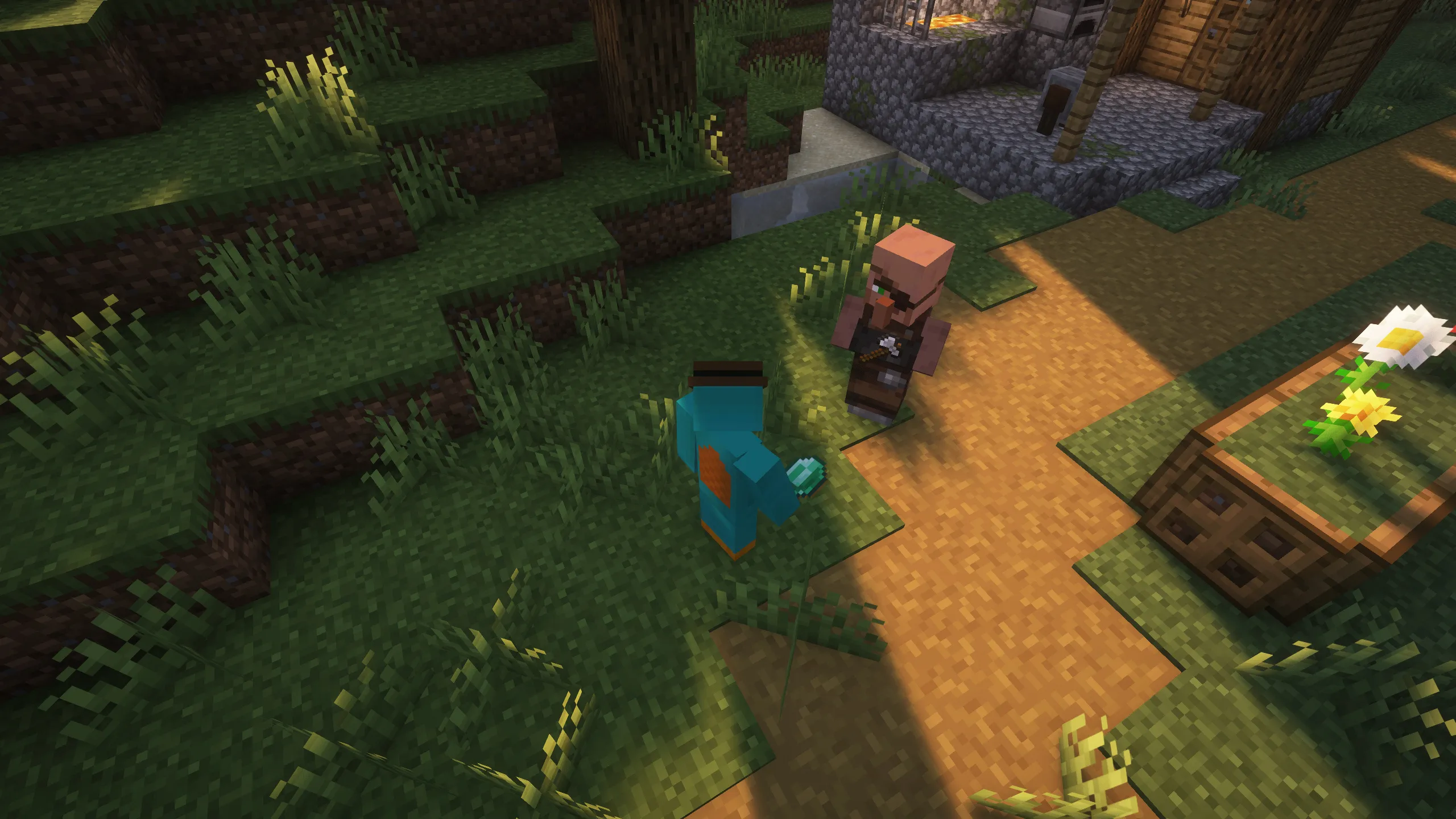 Simple Villager Follow — скриншот 5 (Моды, Minecraft)