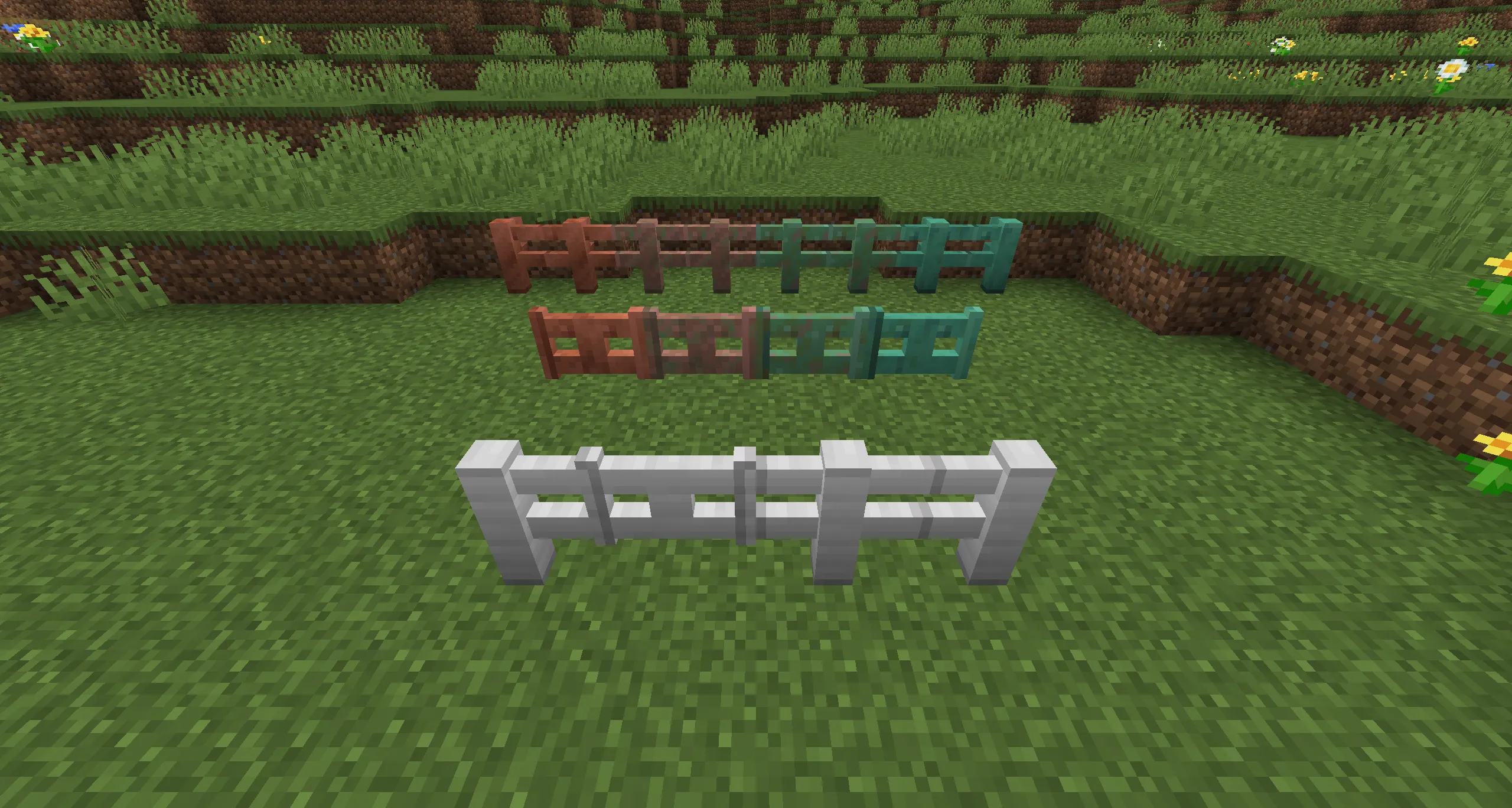 Metal Fences — скриншот 6 (Моды, Minecraft)