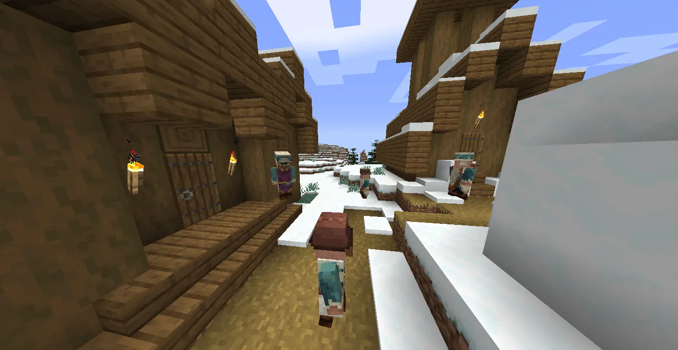 Villagers with Separated Arms — скриншот 2 (Текстуры, Minecraft)