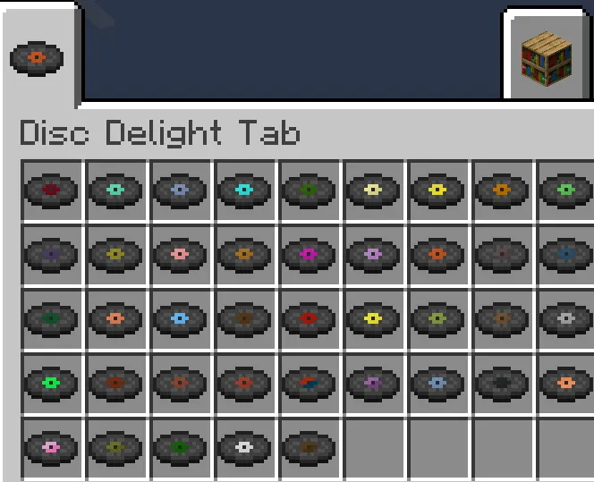 Disc Delight, Моды, Minecraft