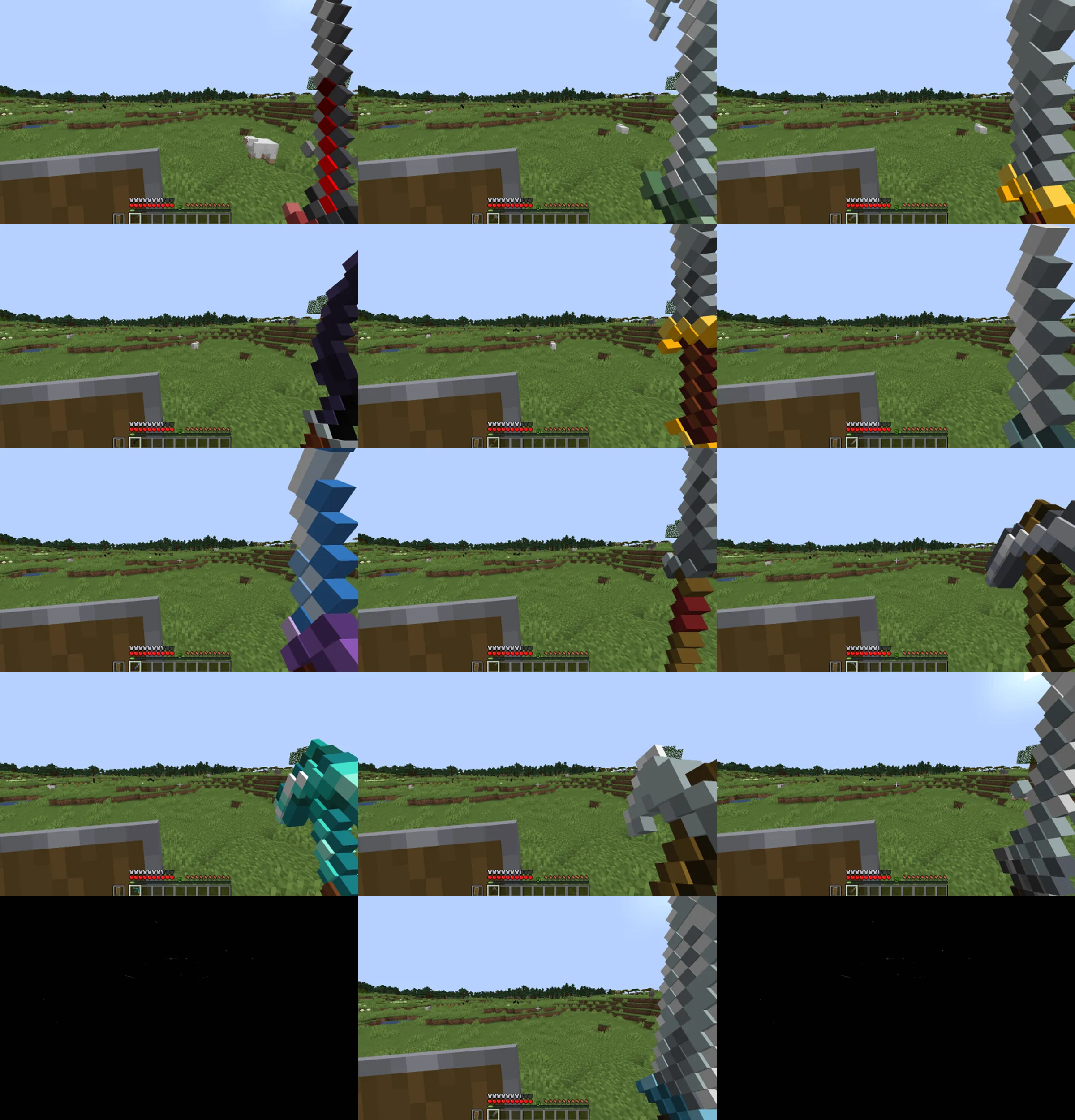 Dungeons Tools 3d, Текстуры, Minecraft