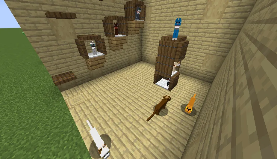some cats and wild cats, Текстуры, Minecraft