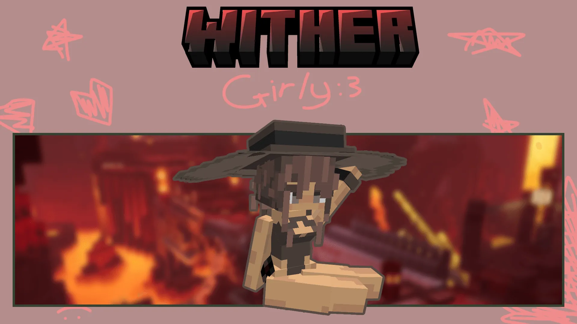 Wither Skeleton Girly — скриншот 2 (Текстуры, Minecraft)