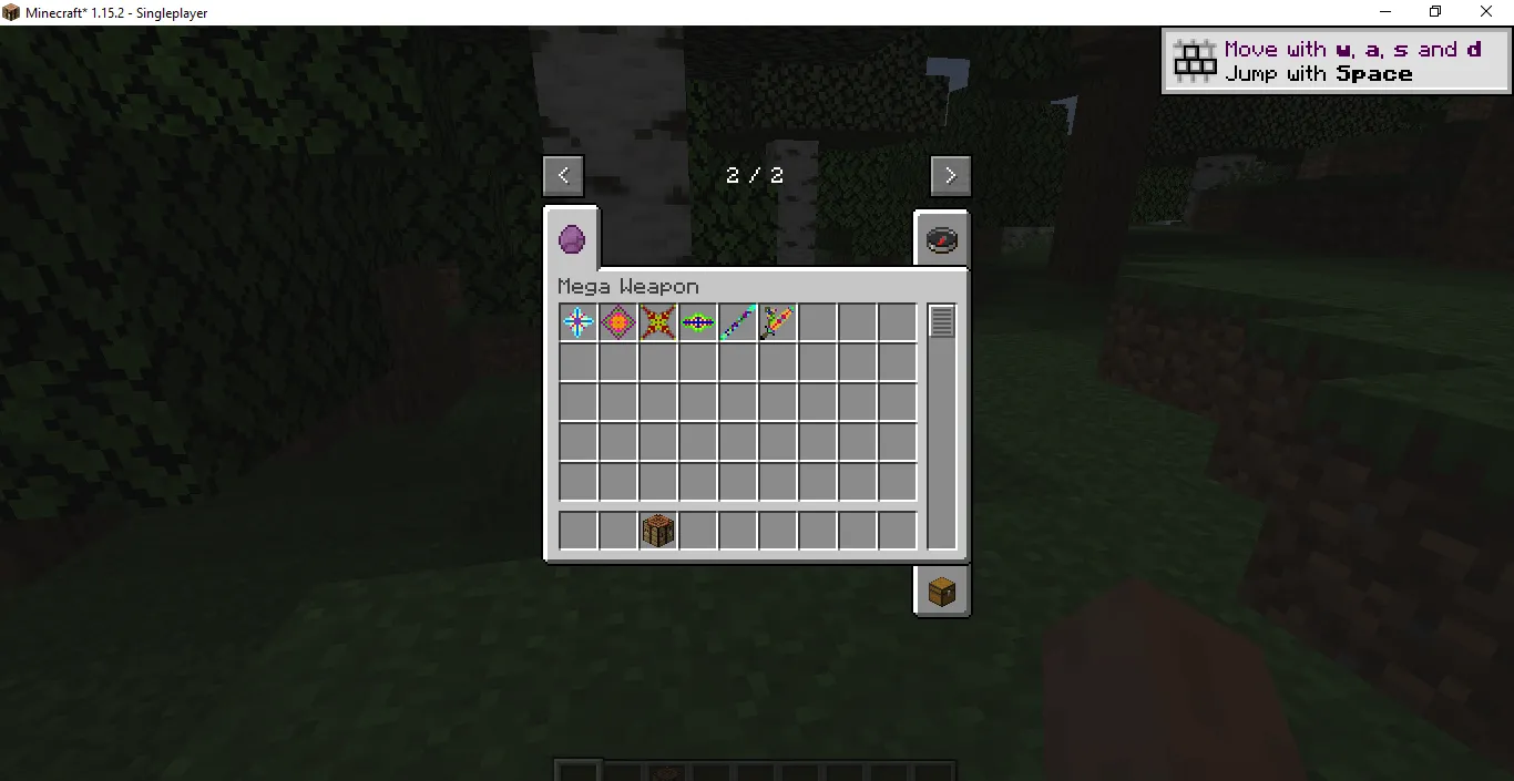 The Master Weapon (La Arma Maestra), Моды, Minecraft