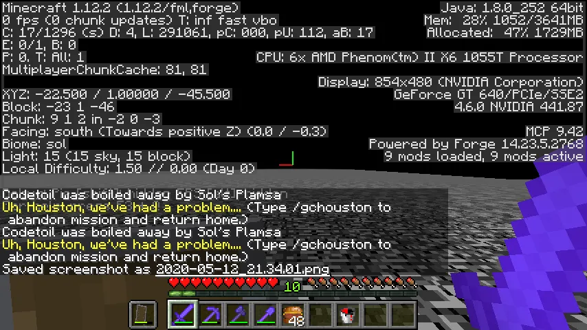 HaveASolTime, Моды, Minecraft