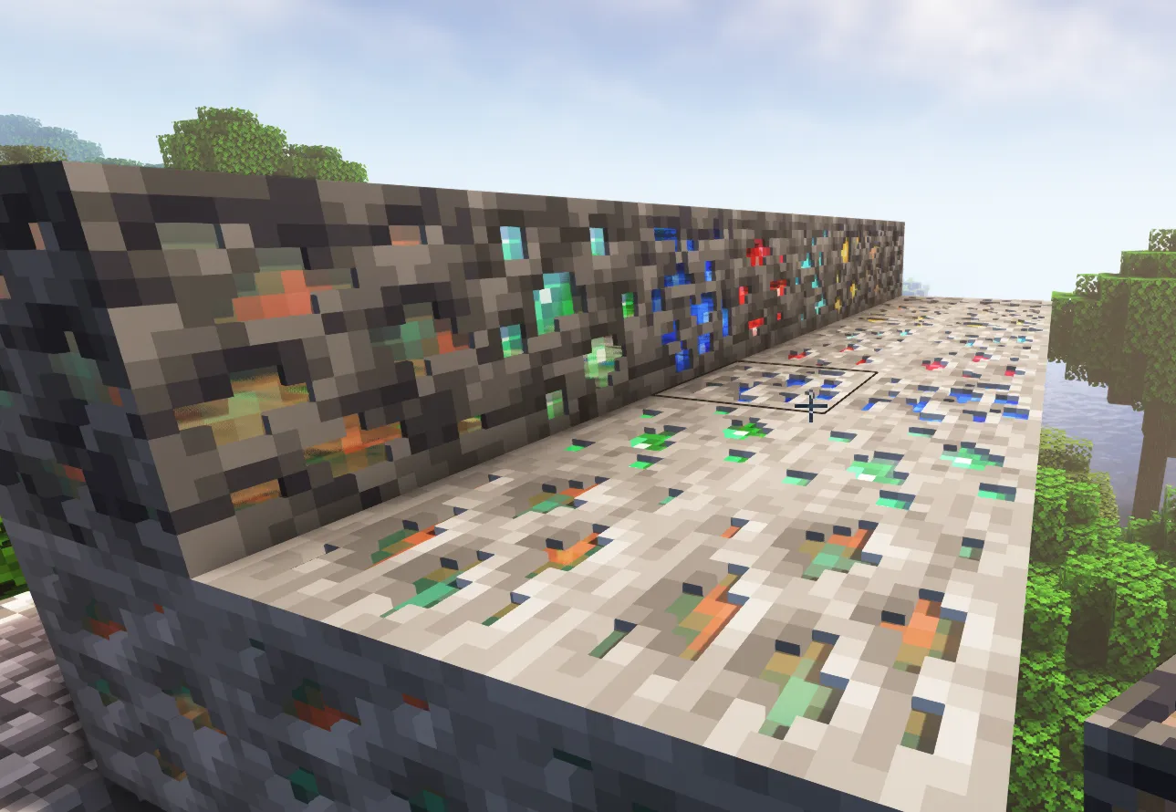 BetterOres: PBR — скриншот 1 (Текстуры, Minecraft)
