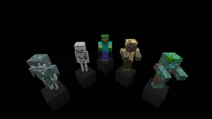 Glowing Hostile Mobs, Текстуры, Minecraft