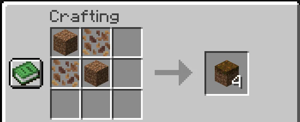 Craftable Podzol and Mycelium, Дата-паки, Minecraft