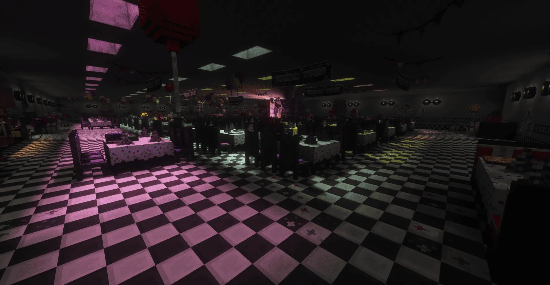 Five Nights at Pixels Shader Edition, Шейдеры, Minecraft