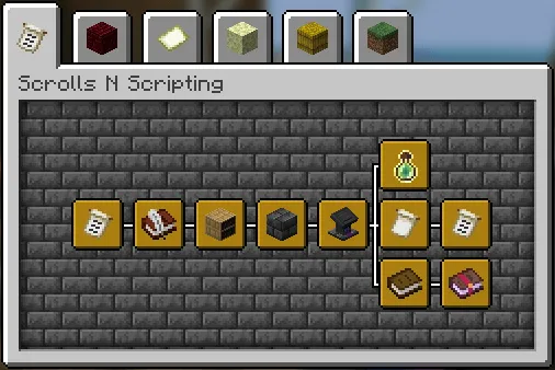 Scrolls N Scripting — скриншот 1 (Моды, Minecraft)