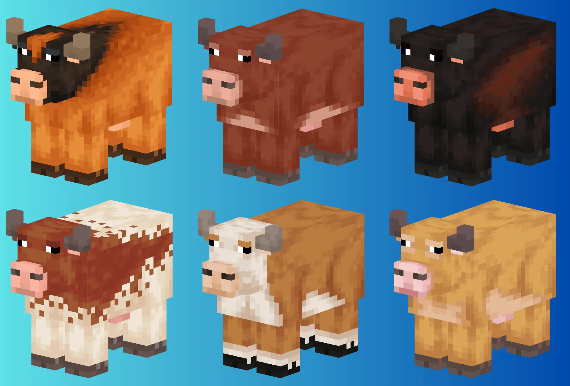 Prettier Cows — скриншот 4 (Текстуры, Minecraft)