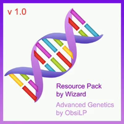Wizard (64x64) Advanced Genetics v 1.0 — скриншот 1 (Текстуры, Minecraft)