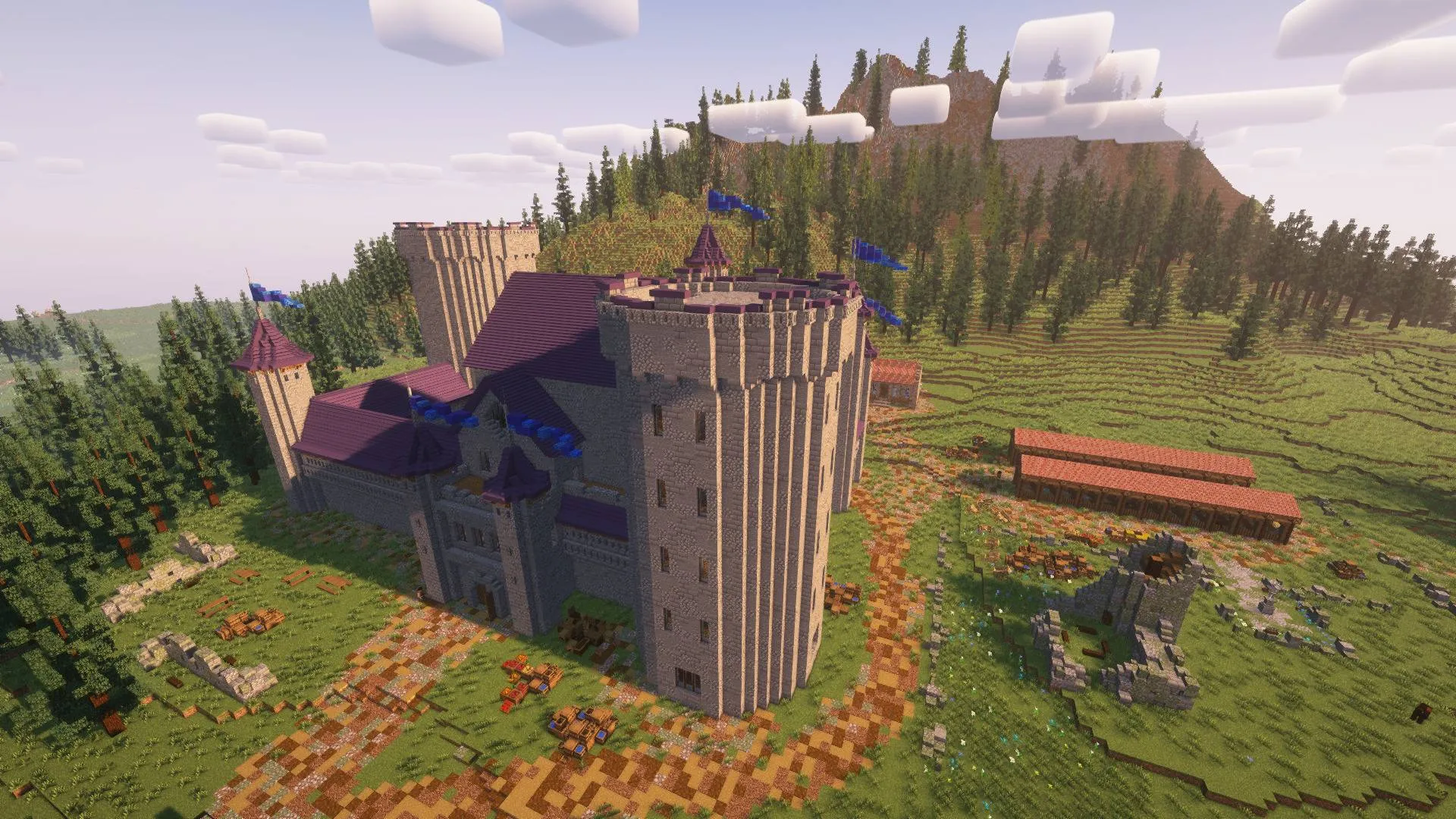 Attack on titan - Dawn Of Humanity — скриншот 4 (Модпаки, Minecraft)