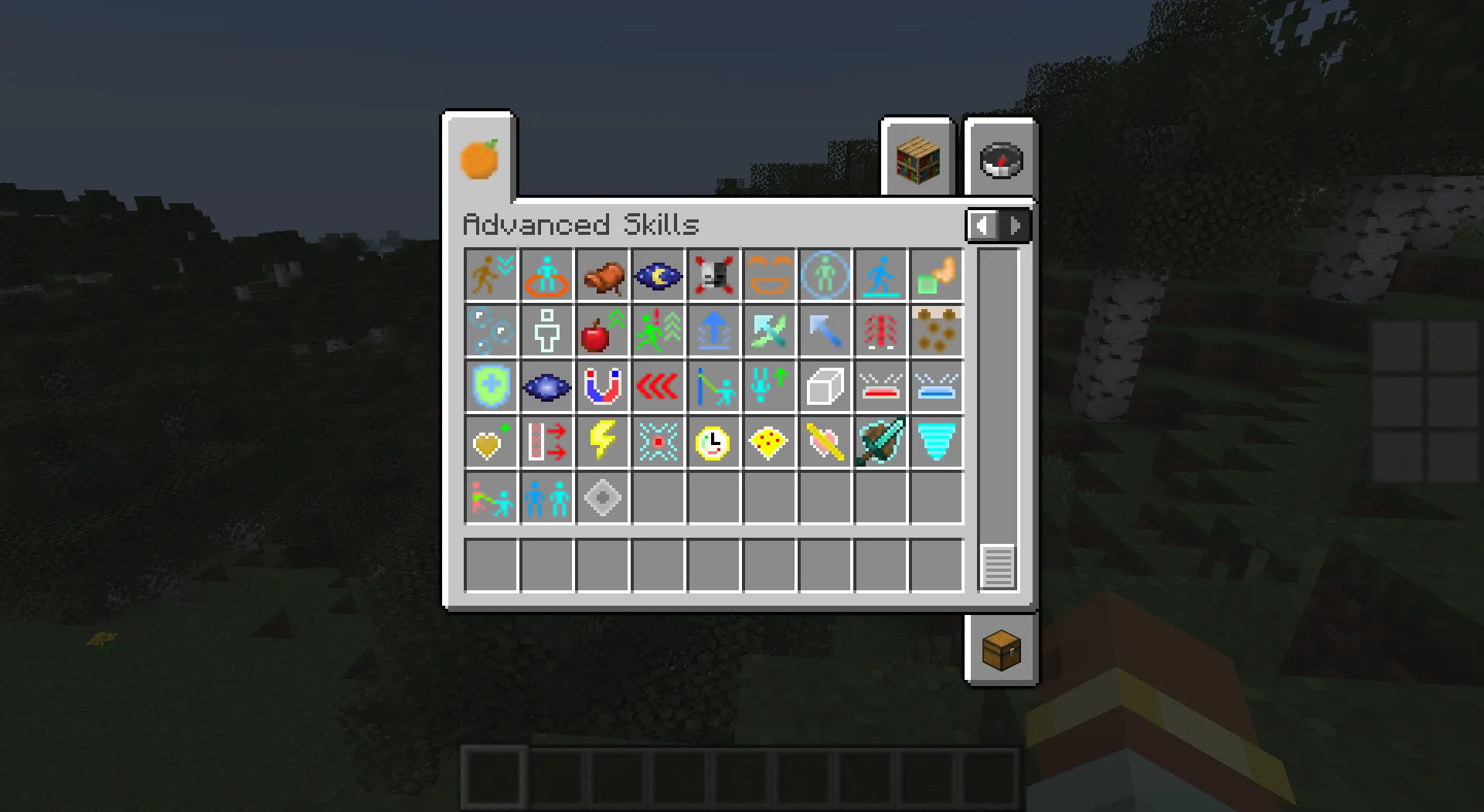 Advanced Skills — скриншот 5 (Моды, Minecraft)