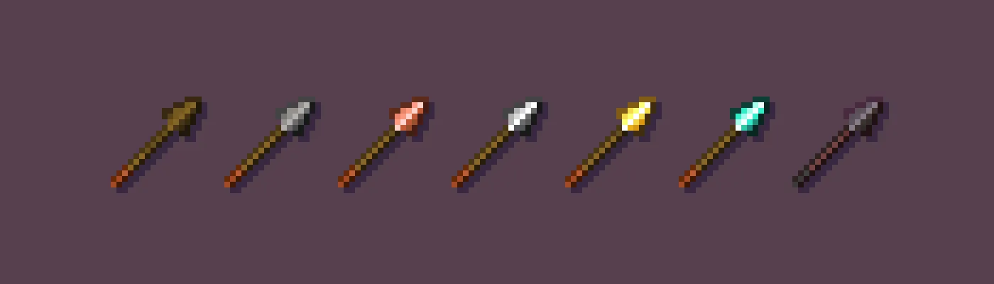 Better Spears — скриншот 1 (Текстуры, Minecraft)