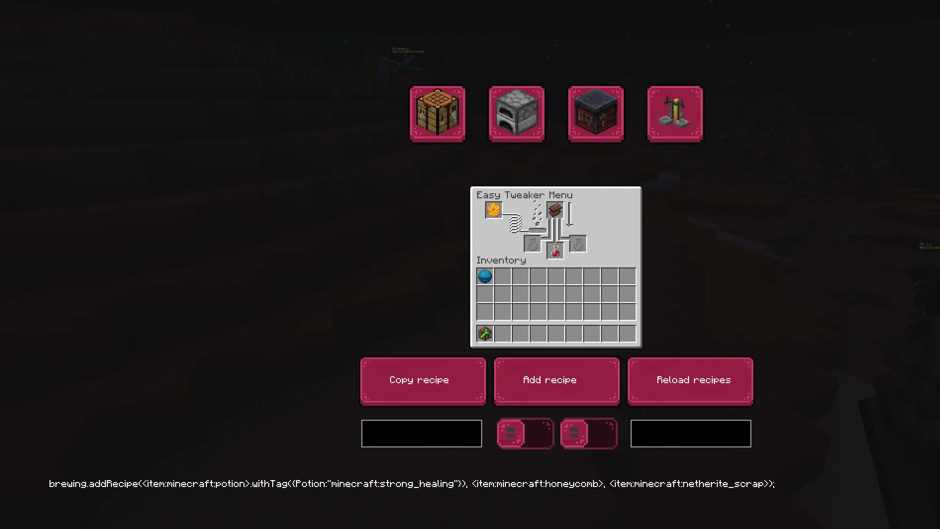 Easy CraftTweaker, Моды, Minecraft