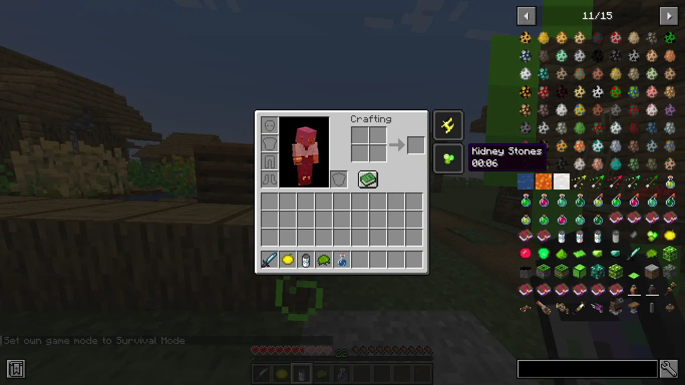 Kidney Stones — скриншот 4 (Моды, Minecraft)
