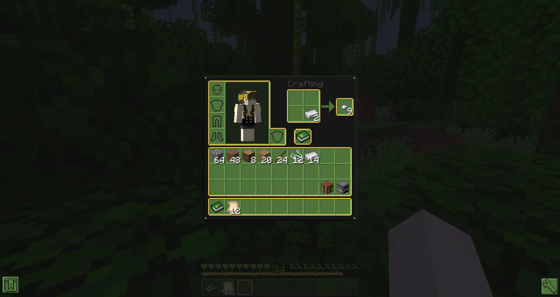 ZAWA: Evolved GUI - Dark mode — скриншот 6 (Текстуры, Minecraft)