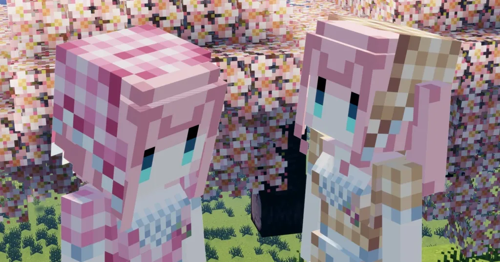Melody's Cute Girl Villagers — скриншот 5 (Текстуры, Minecraft)