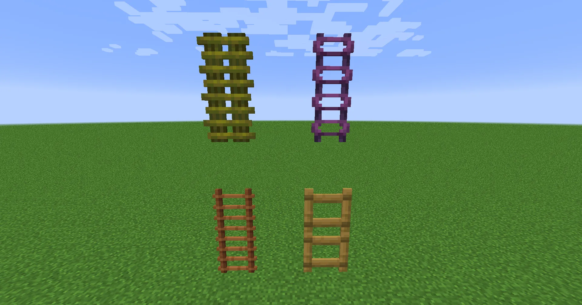 Crucial 2 - 3D Ladders, Текстуры, Minecraft