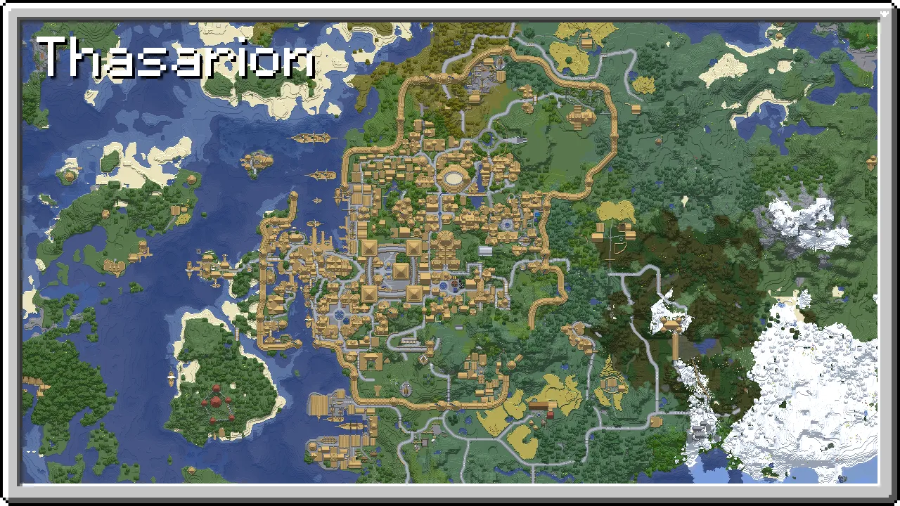 Tax' Kargeth Empire, Карты, Minecraft