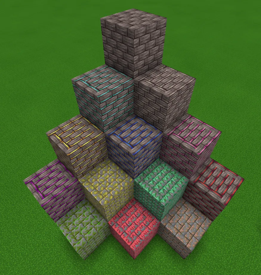 Logical Bricks, Текстуры, Minecraft