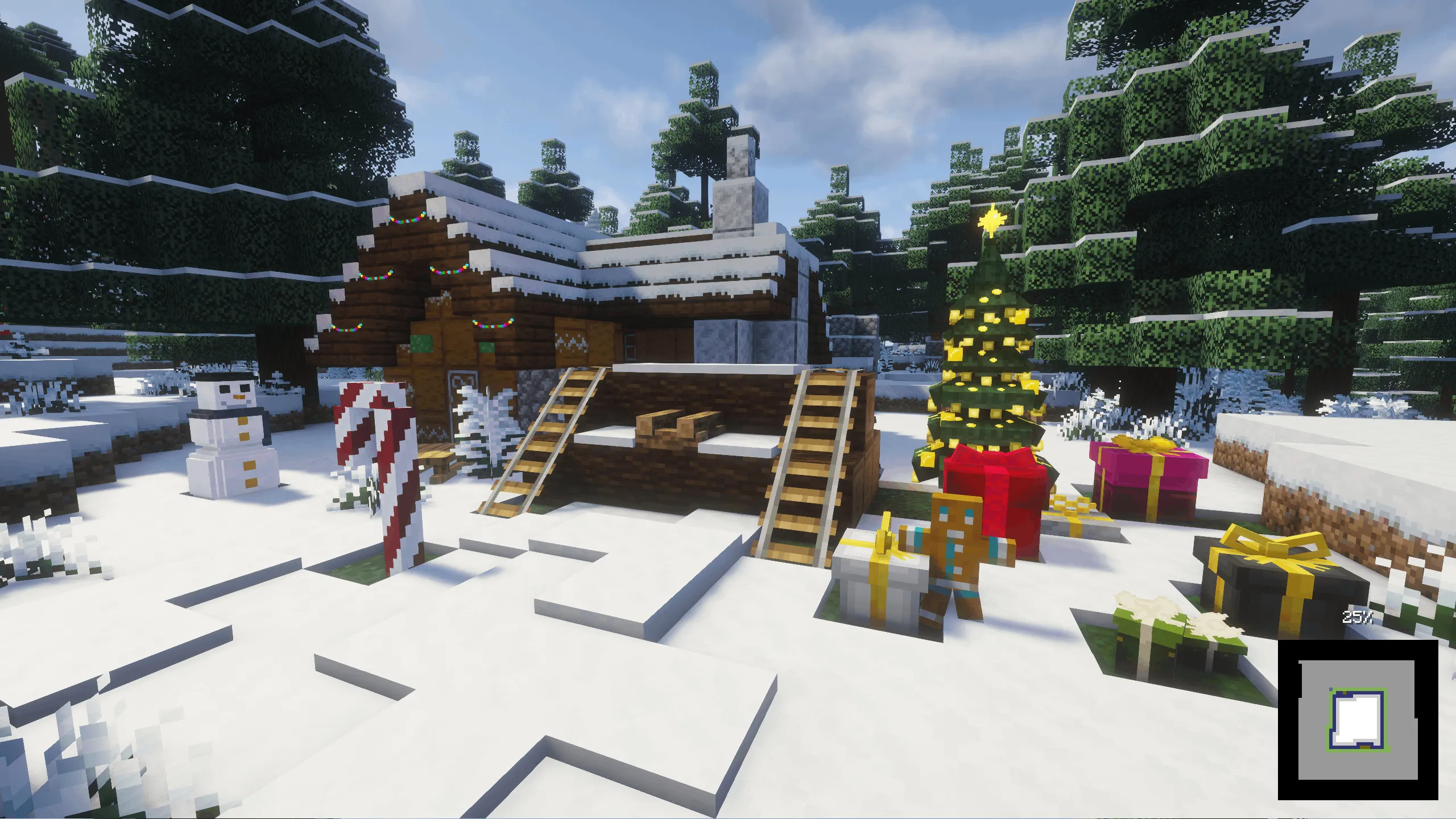 Loading Backgrounds - Christmas, Текстуры, Minecraft