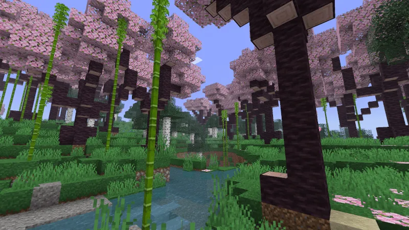 Environmental Cherry Backport, Текстуры, Minecraft