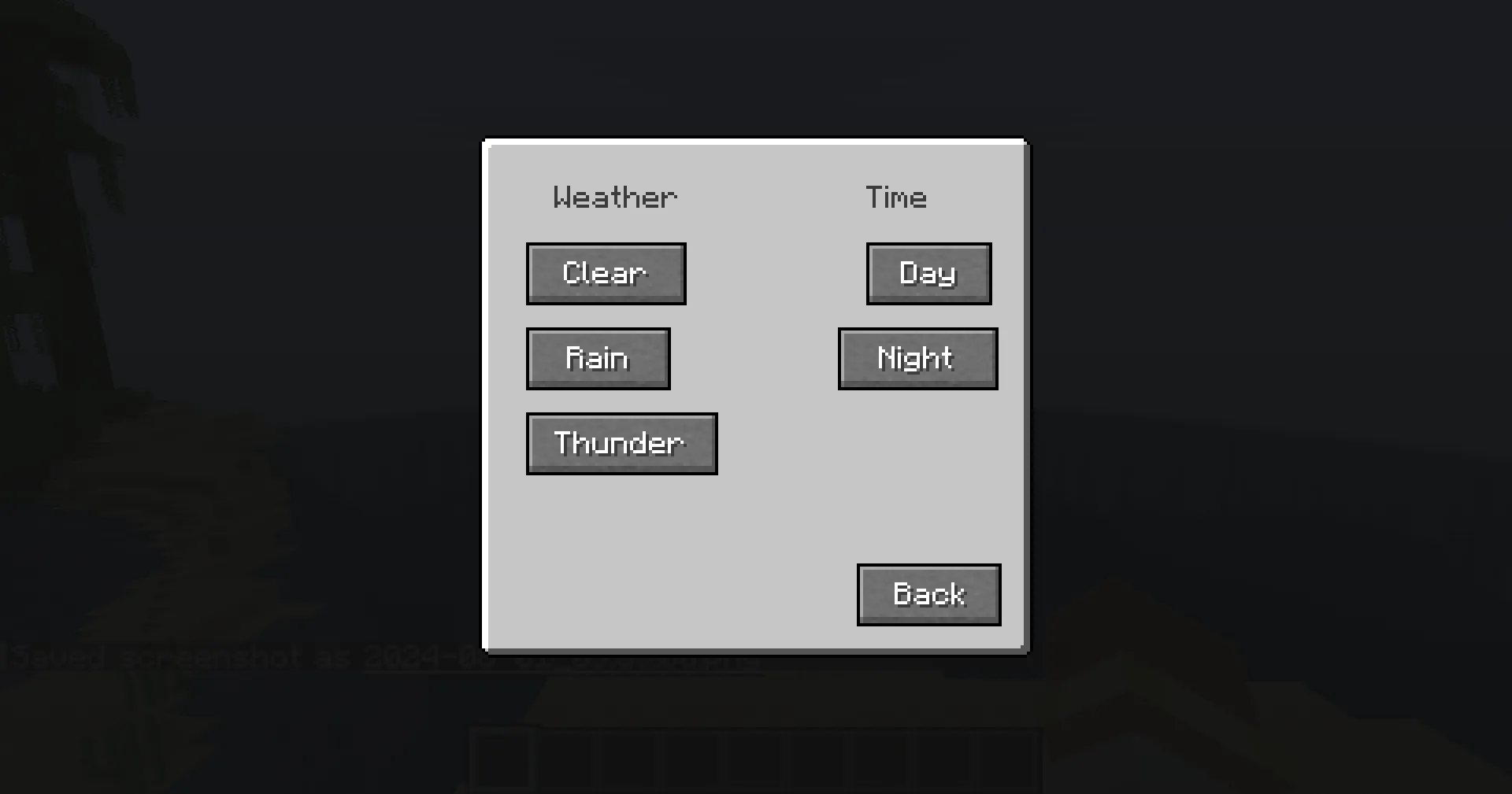 Admin GUI tools — скриншот 1 (Моды, Minecraft)
