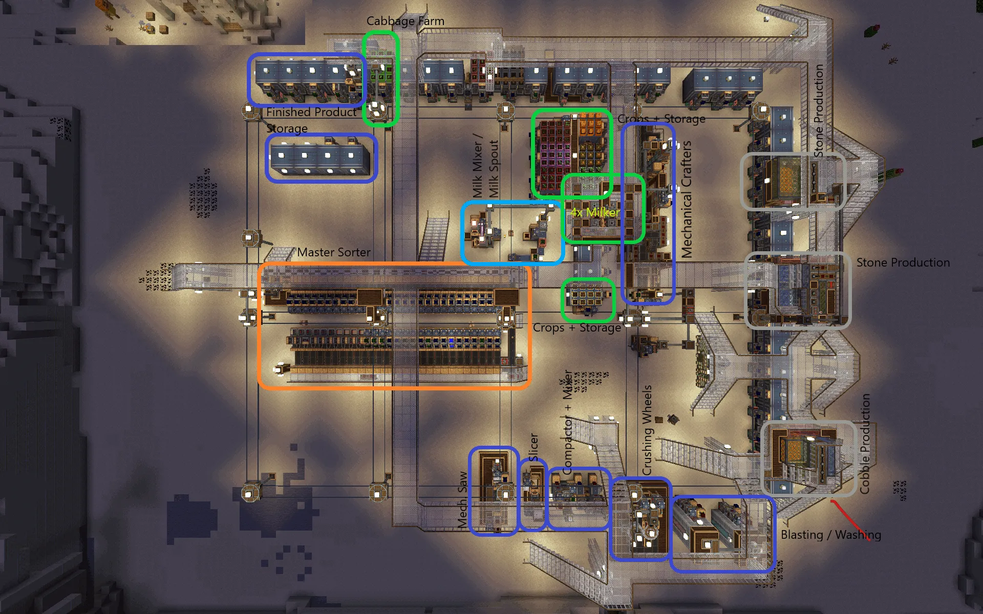 Jaffa Factory 2 - Futura Edition — скриншот 2 (Модпаки, Minecraft)
