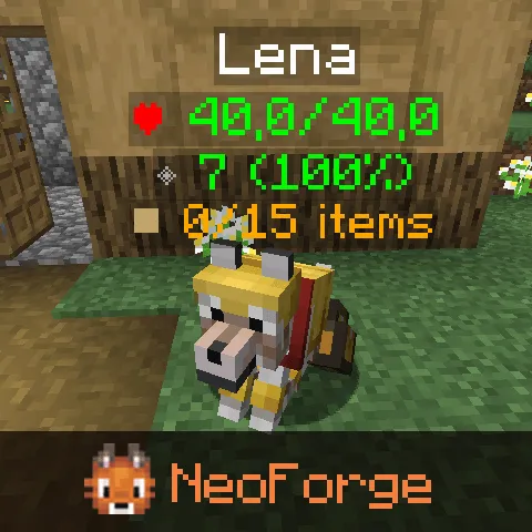 Wolf Armor & Storage Legacy — скриншот 3 (Моды, Minecraft)