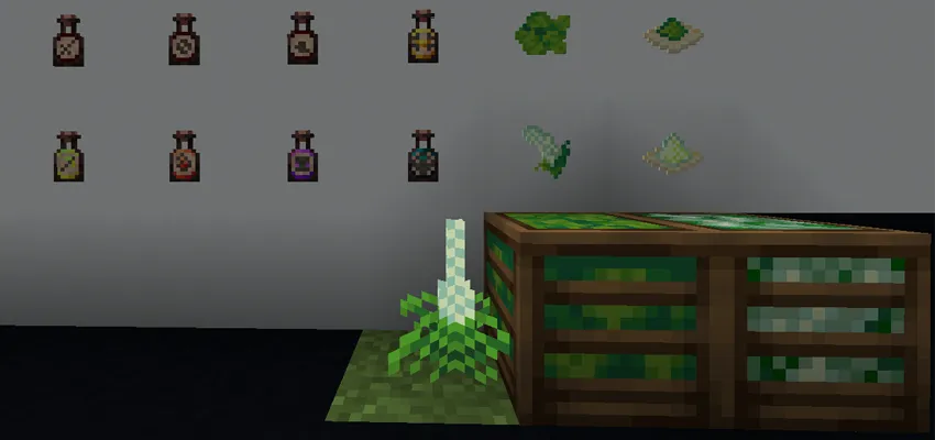 Tonic and Wild Medicine, Моды, Minecraft