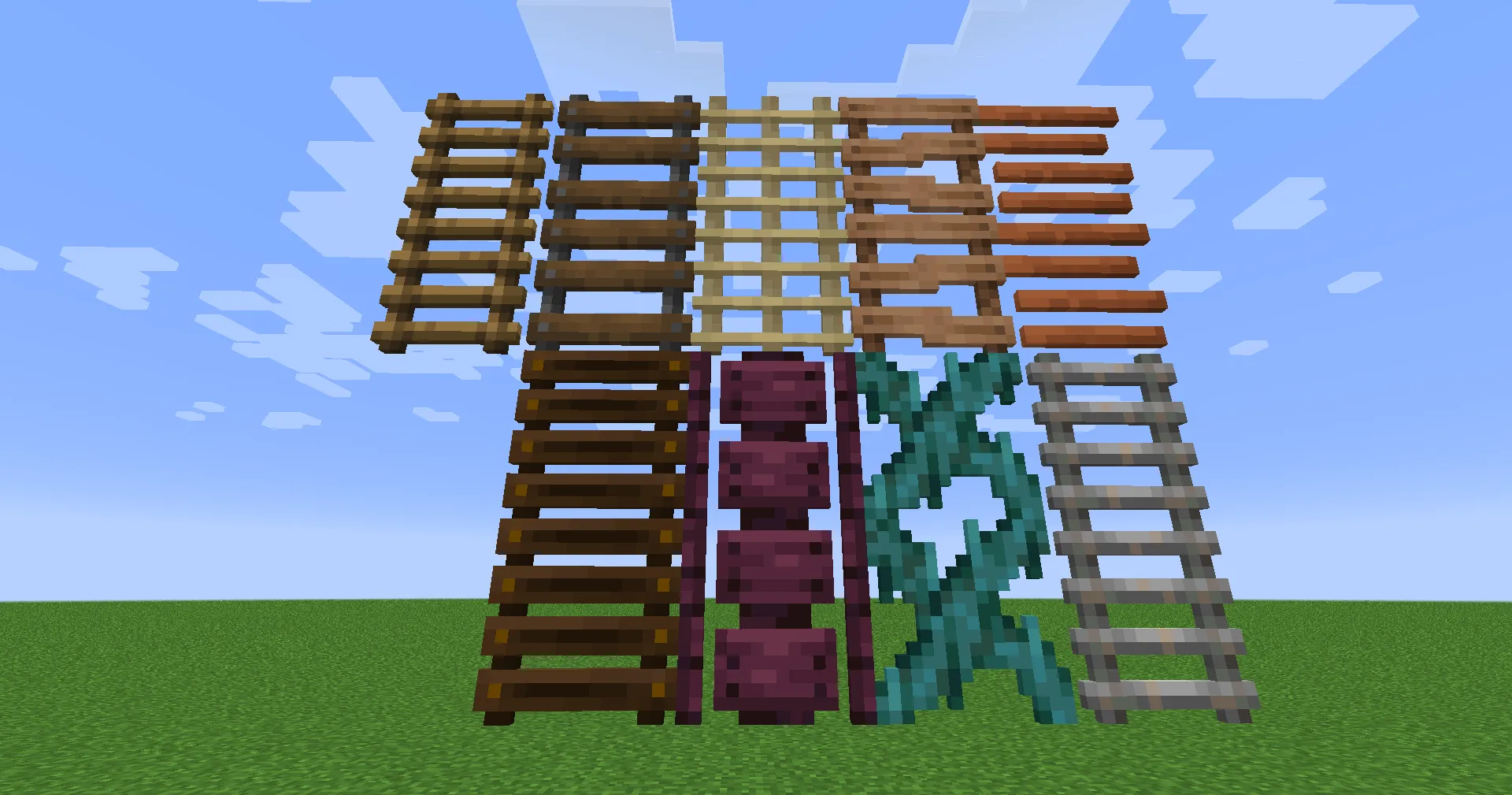 Crucial 2 - 3D Ladders, Текстуры, Minecraft