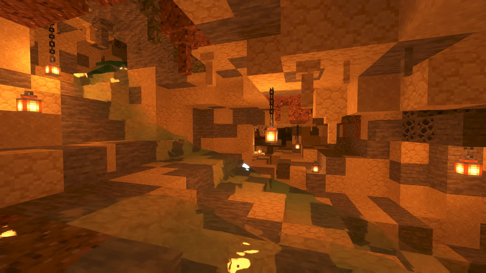 Caves Plus 𝕍𝟛.𝟝 — скриншот 2 (Текстуры, Minecraft)