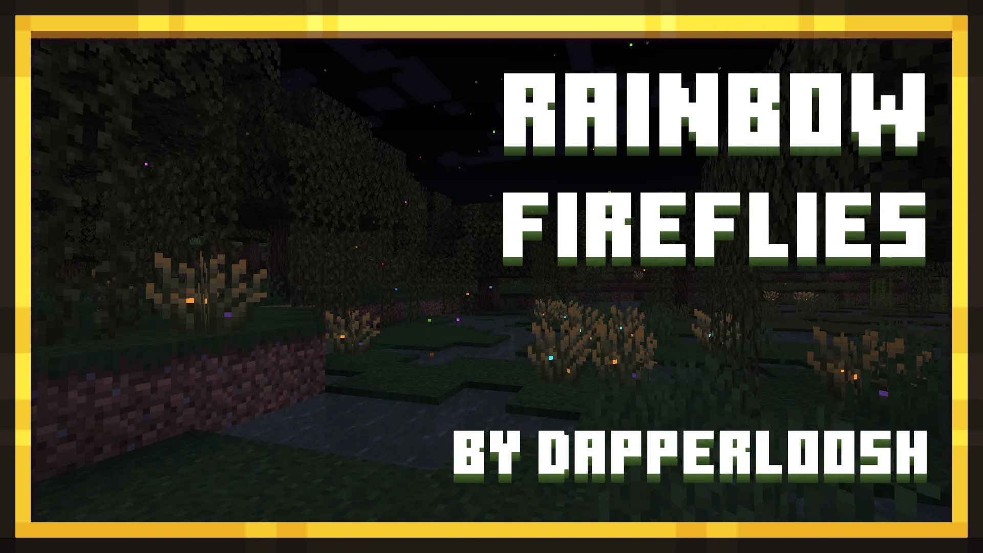 Rainbow Fireflies — скриншот 1 (Текстуры, Minecraft)