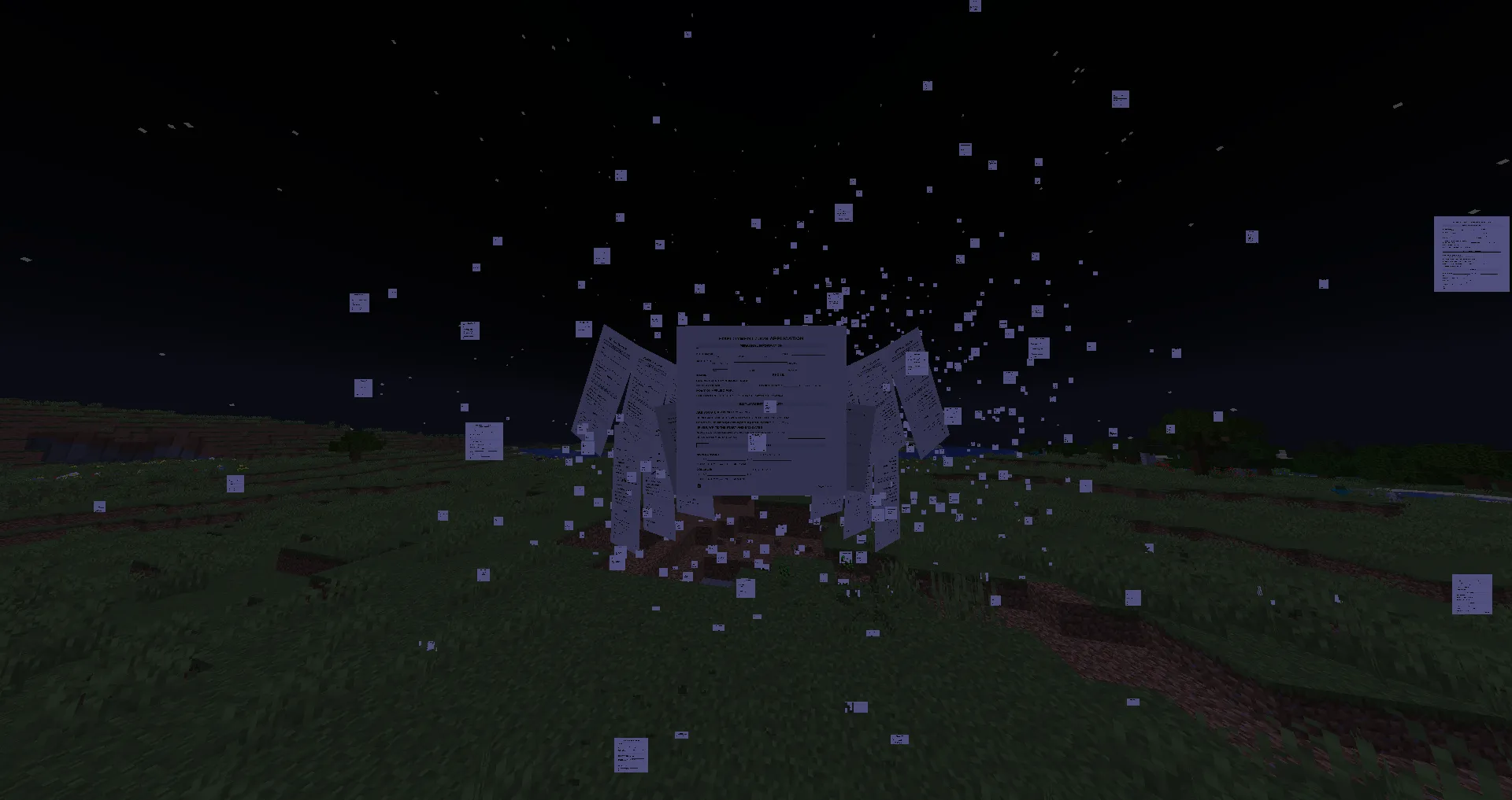 The Job application dweller — скриншот 1 (Моды, Minecraft)