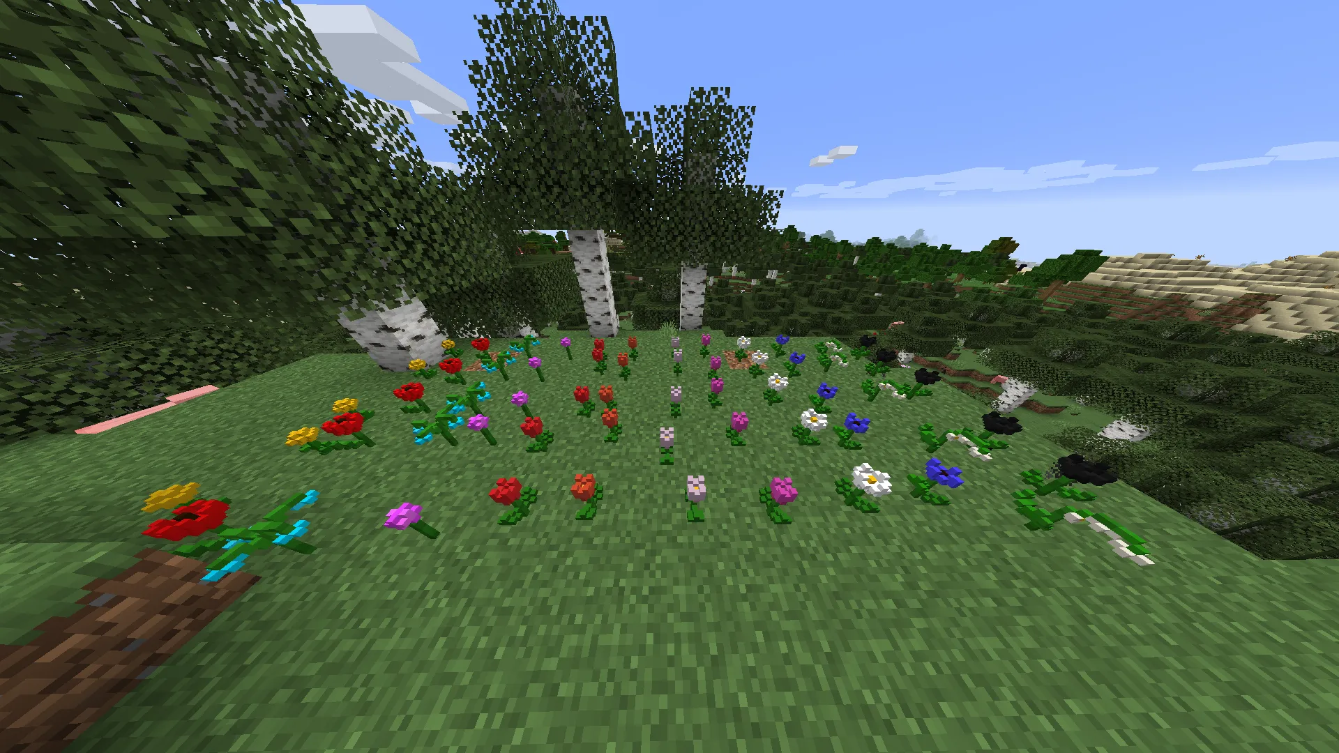 Flowers 3D — скриншот 1 (Текстуры, Minecraft)