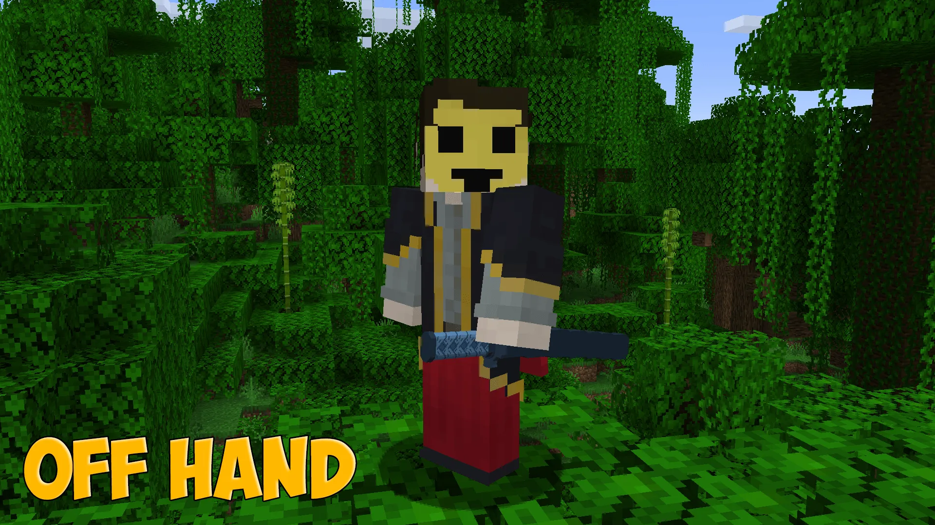 Urokodaki katana from anime Demon slayer — скриншот 5 (Текстуры, Minecraft)