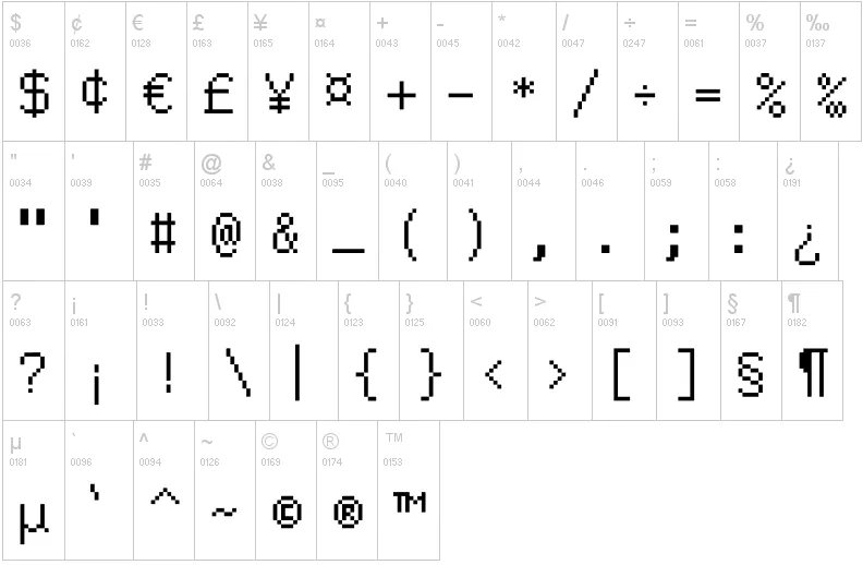 PTG x FreePixel - Font — скриншот 3 (Текстуры, Minecraft)