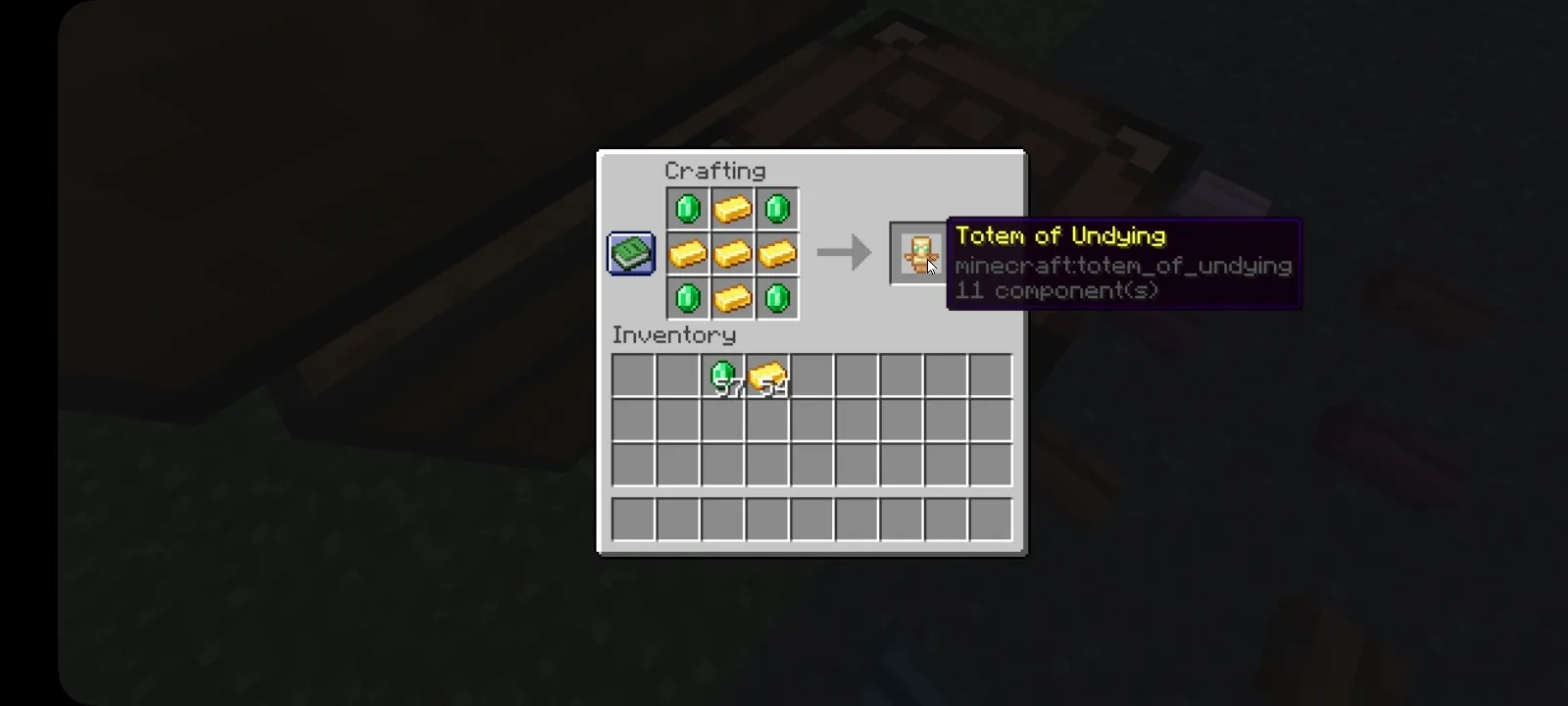 Crafting, Дата-паки, Minecraft